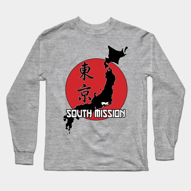 Tokyo South Mission Long Sleeve T-Shirt by Cryptid